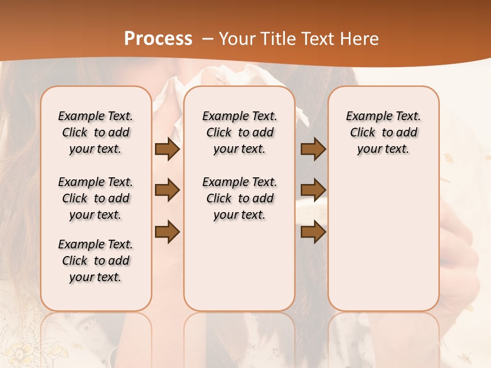 Portrait Daughter Single PowerPoint Template