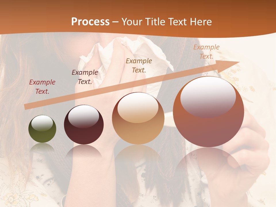 Portrait Daughter Single PowerPoint Template