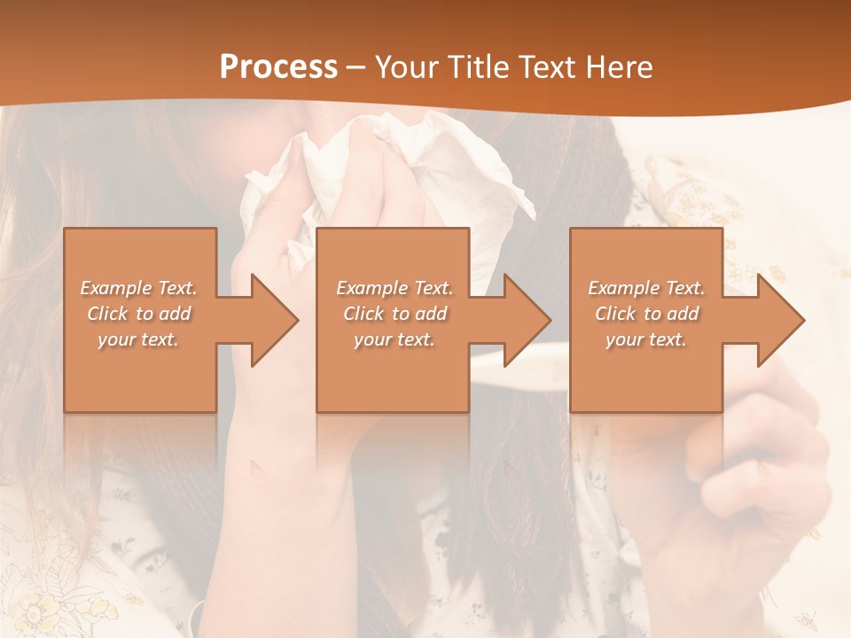 Portrait Daughter Single PowerPoint Template