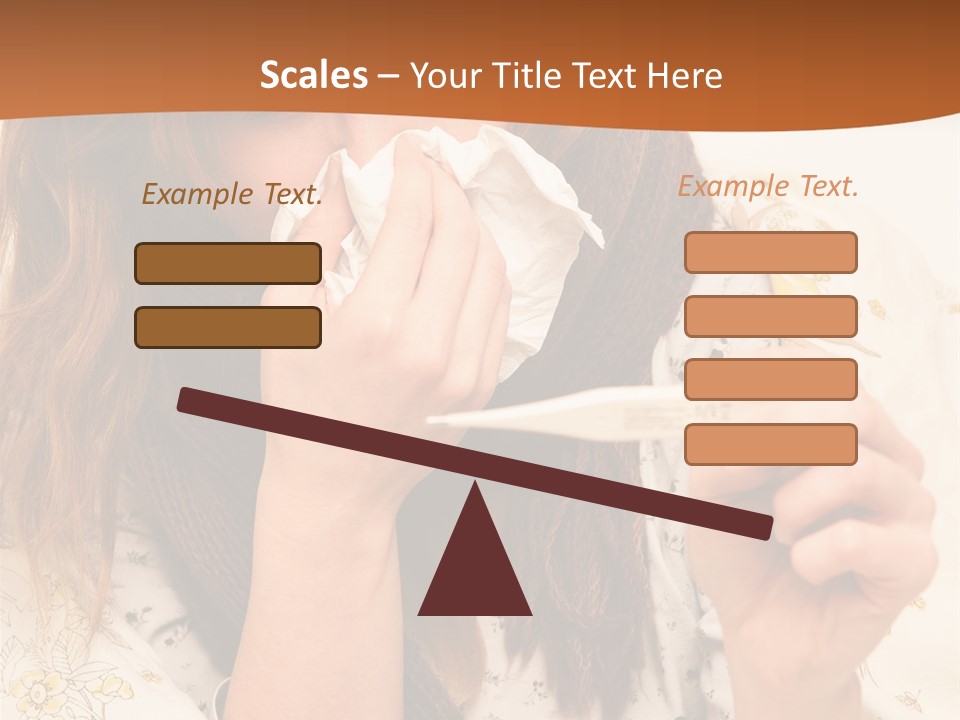 Portrait Daughter Single PowerPoint Template