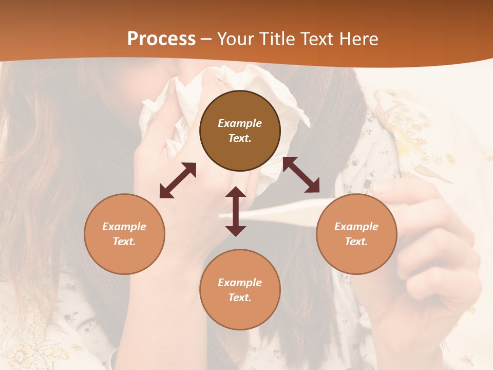 Portrait Daughter Single PowerPoint Template