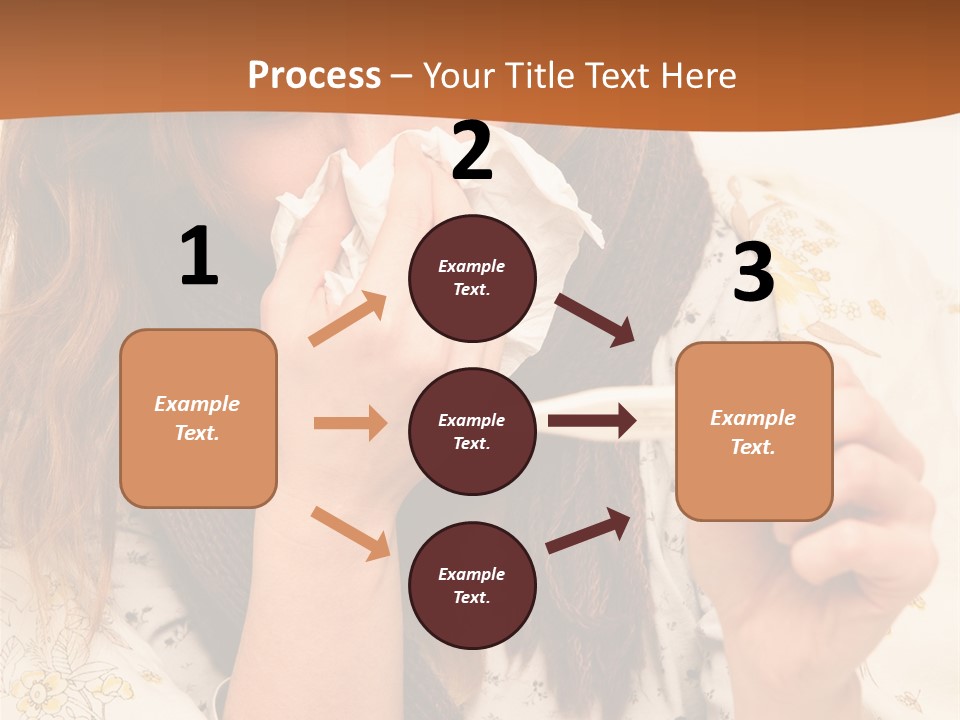 Portrait Daughter Single PowerPoint Template