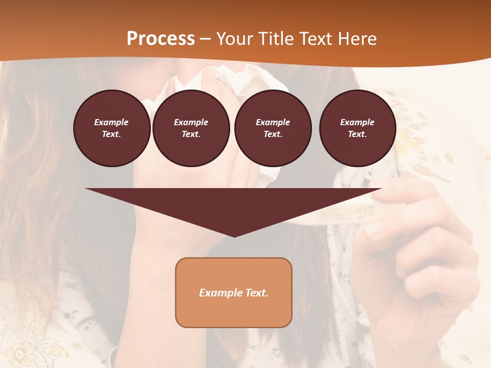 Portrait Daughter Single PowerPoint Template