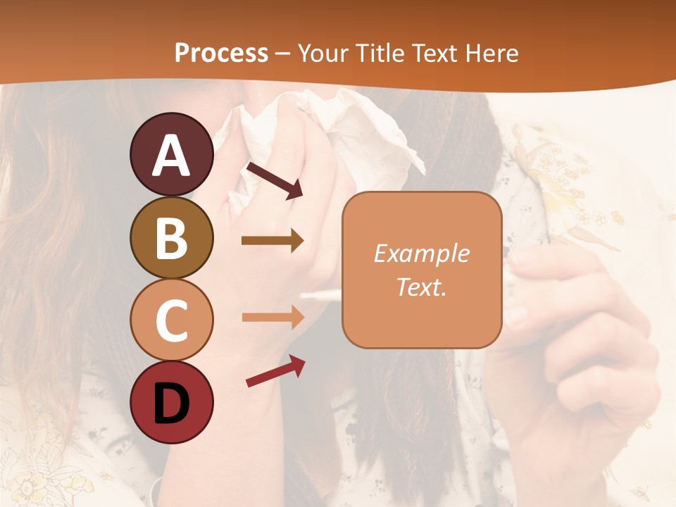 Portrait Daughter Single PowerPoint Template