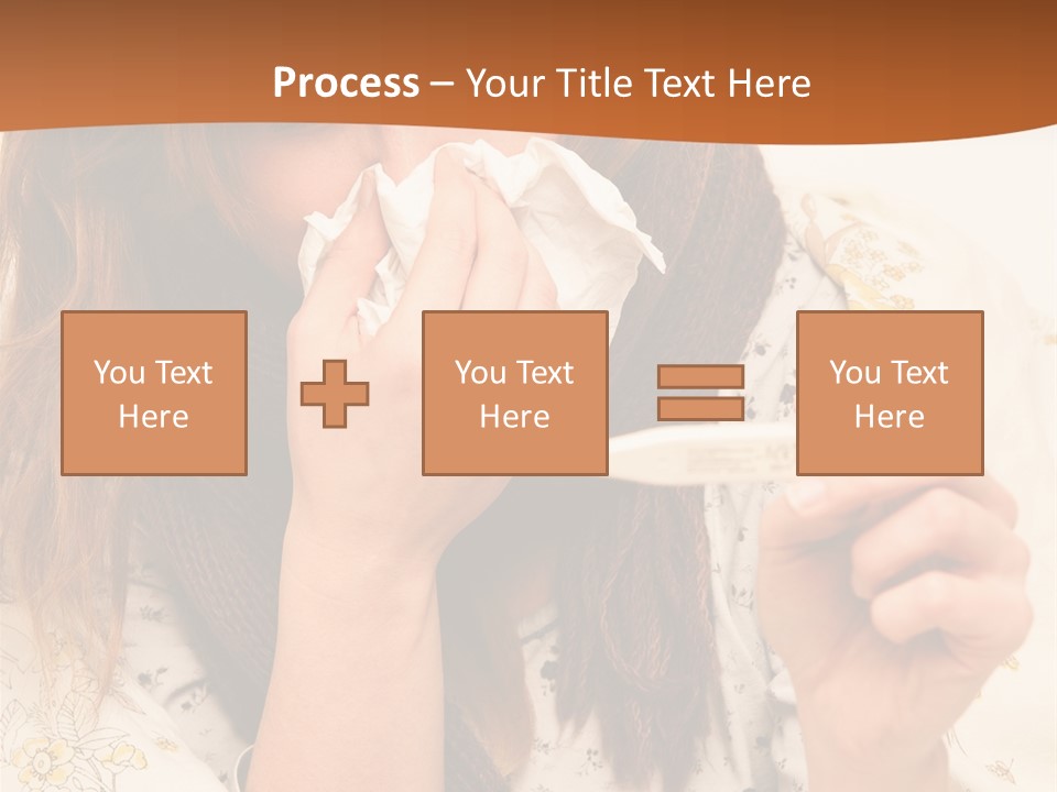 Portrait Daughter Single PowerPoint Template