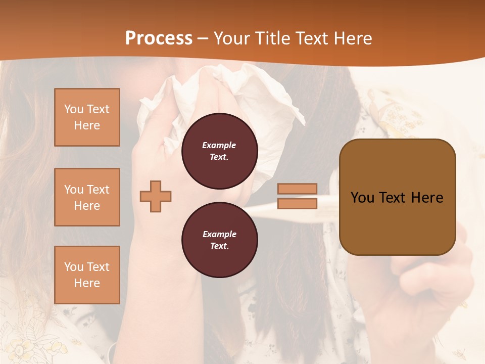 Portrait Daughter Single PowerPoint Template