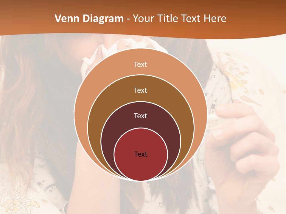 Portrait Daughter Single PowerPoint Template