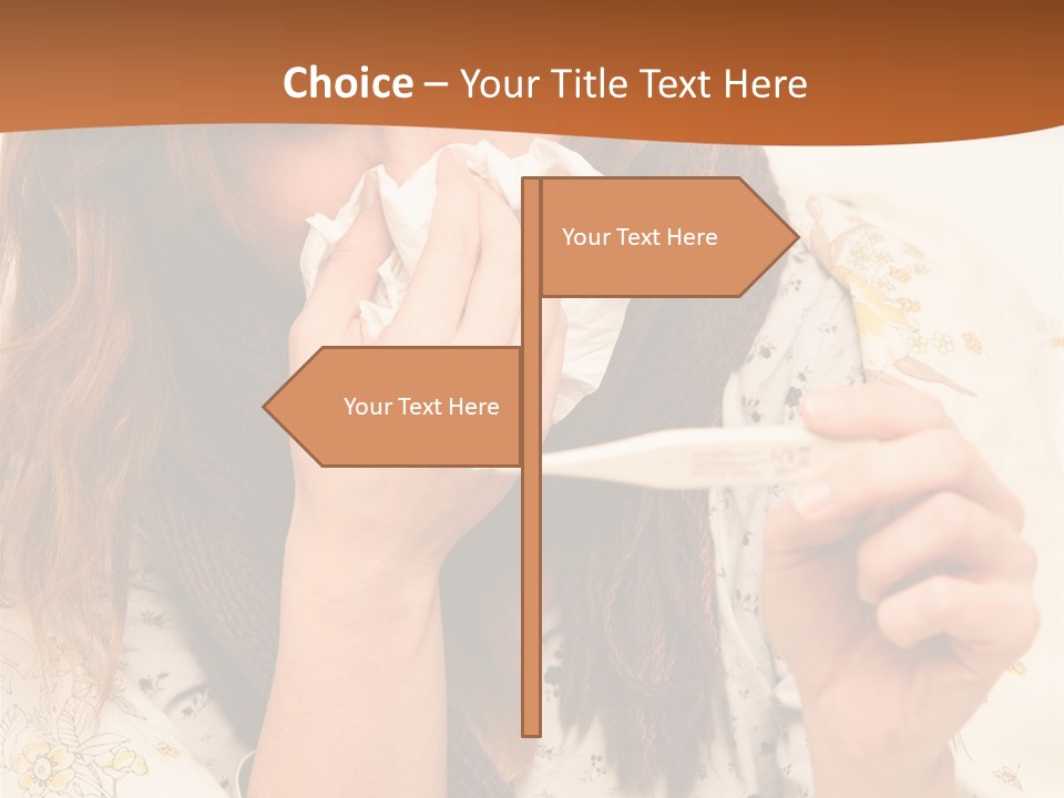 Portrait Daughter Single PowerPoint Template