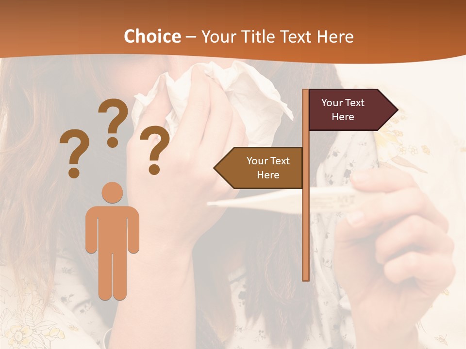 Portrait Daughter Single PowerPoint Template