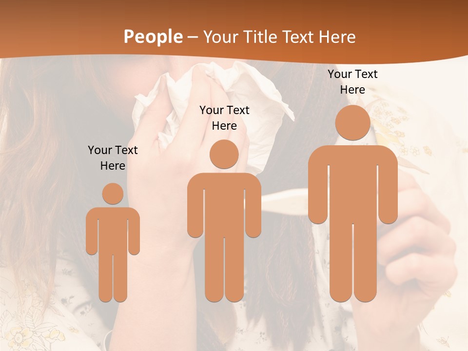 Portrait Daughter Single PowerPoint Template