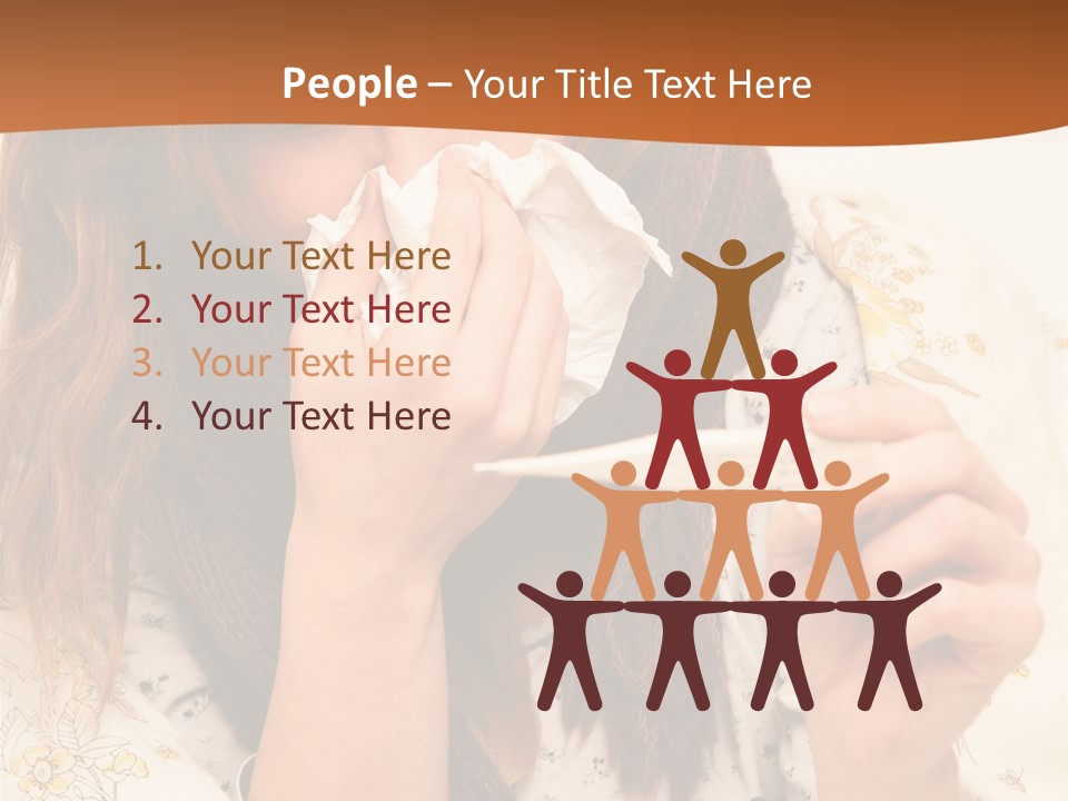 Portrait Daughter Single PowerPoint Template