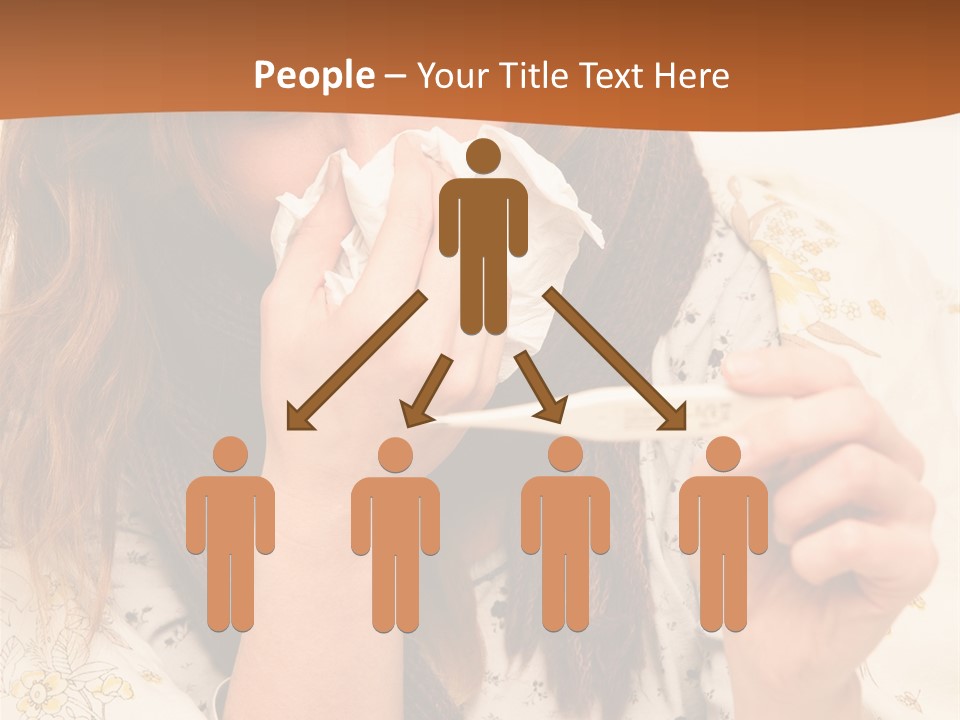 Portrait Daughter Single PowerPoint Template