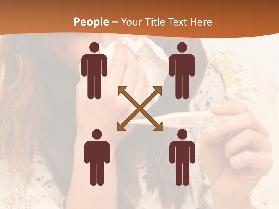 Portrait Daughter Single PowerPoint Template