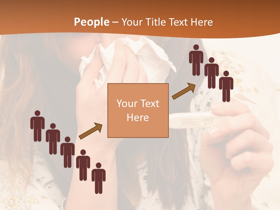 Portrait Daughter Single PowerPoint Template