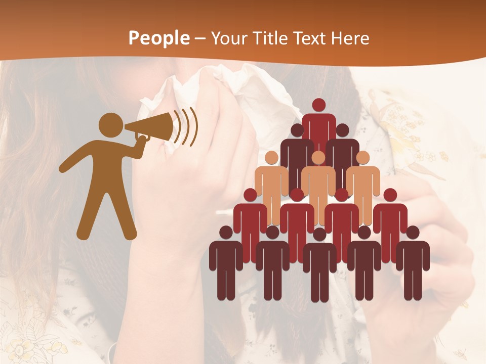 Portrait Daughter Single PowerPoint Template