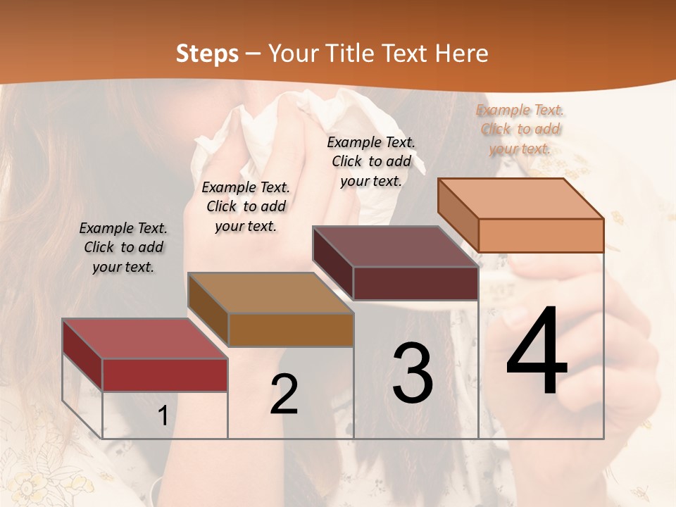 Portrait Daughter Single PowerPoint Template