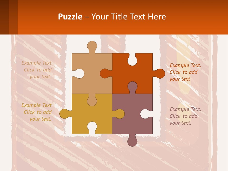 Sand Sunset Sea PowerPoint Template