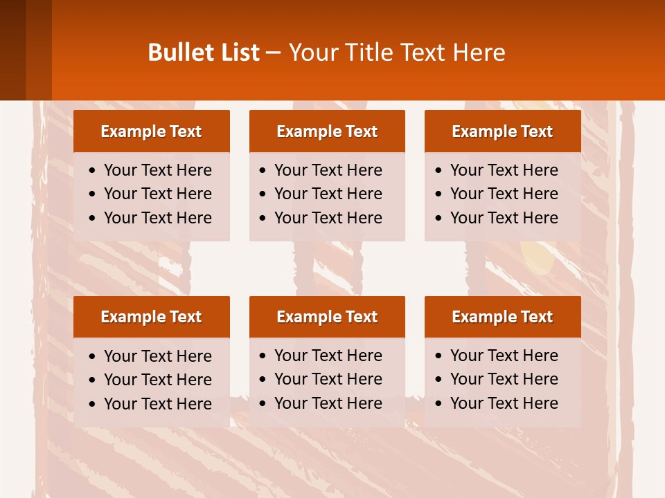 Sand Sunset Sea PowerPoint Template