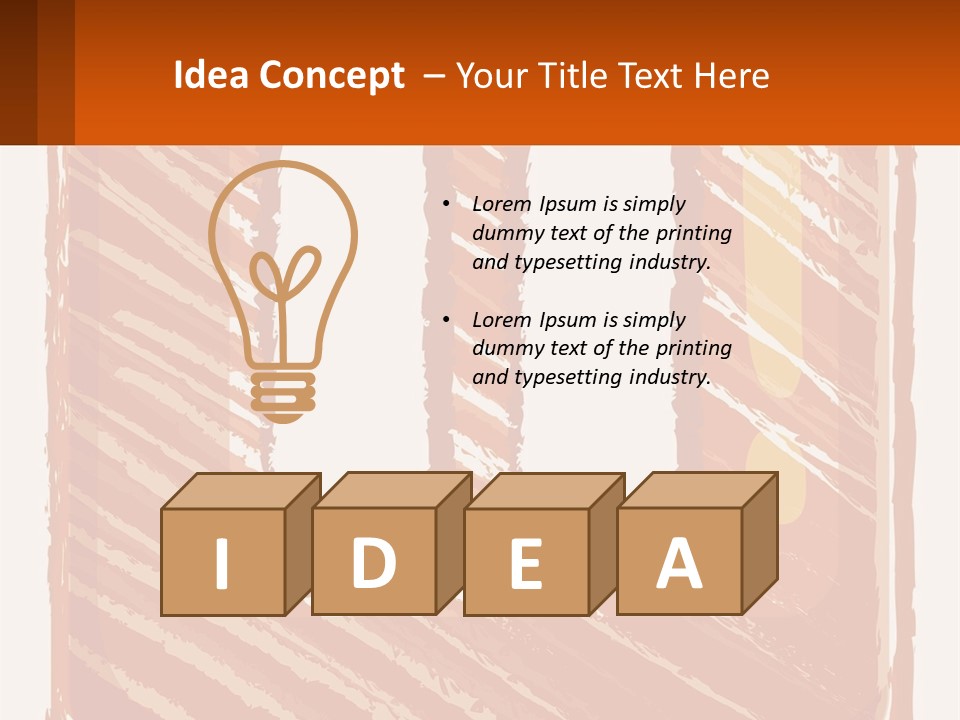 Sand Sunset Sea PowerPoint Template