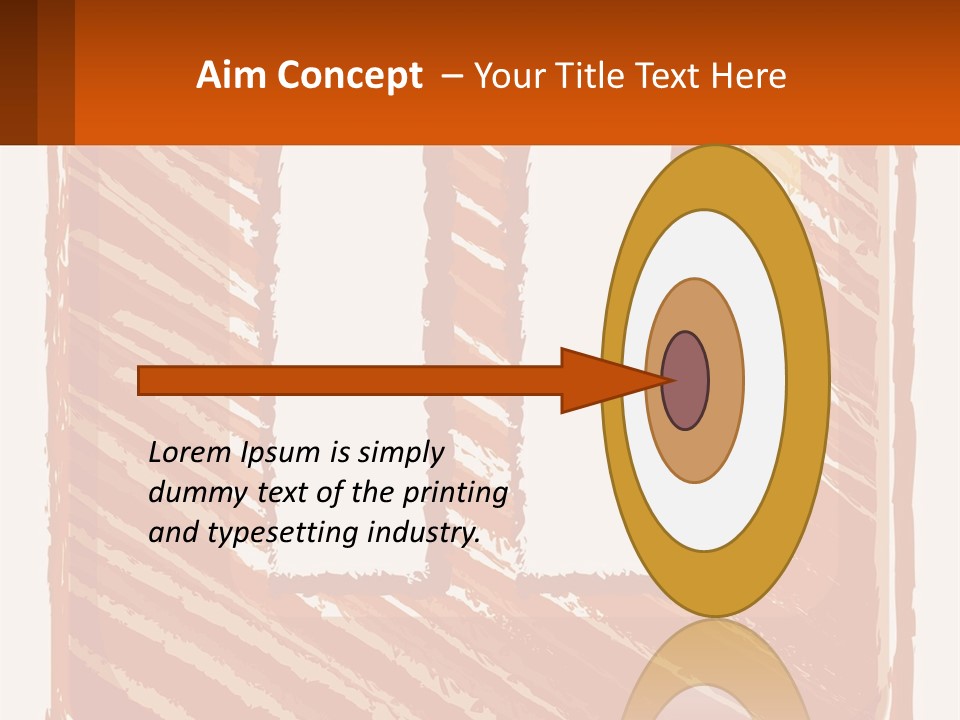 Sand Sunset Sea PowerPoint Template