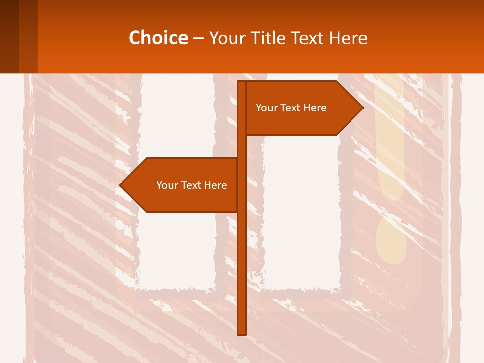 Sand Sunset Sea PowerPoint Template