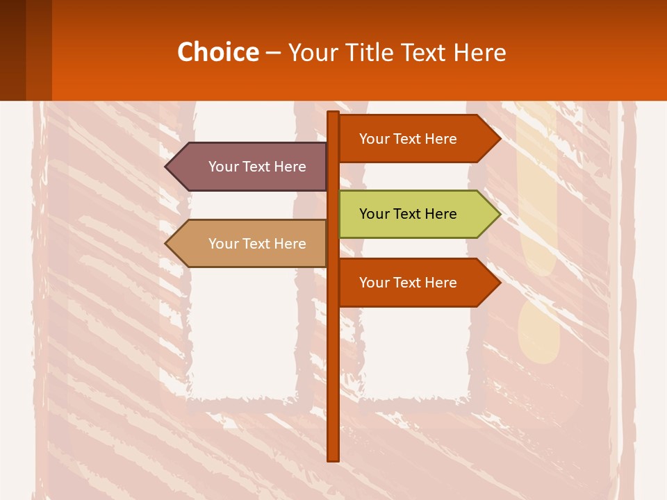 Sand Sunset Sea PowerPoint Template