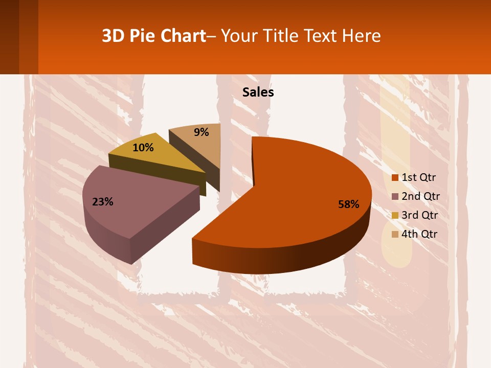 Sand Sunset Sea PowerPoint Template