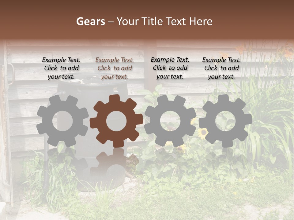 Old Sunset Retired PowerPoint Template