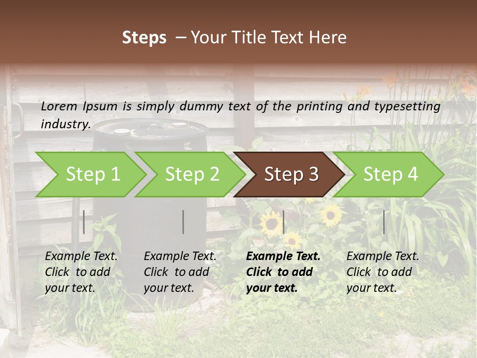 Old Sunset Retired PowerPoint Template