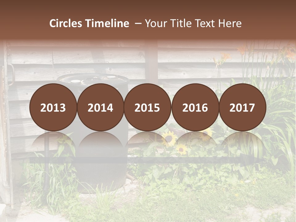 Old Sunset Retired PowerPoint Template