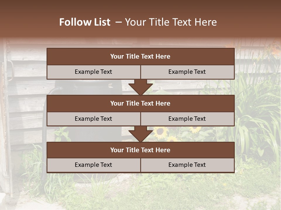 Old Sunset Retired PowerPoint Template