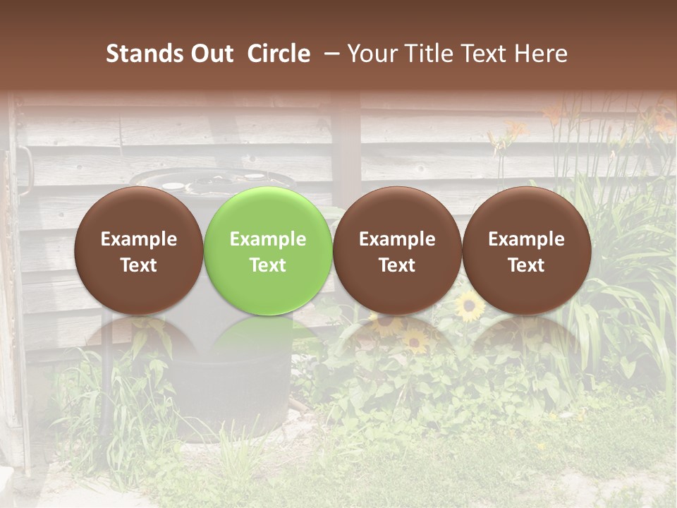 Old Sunset Retired PowerPoint Template