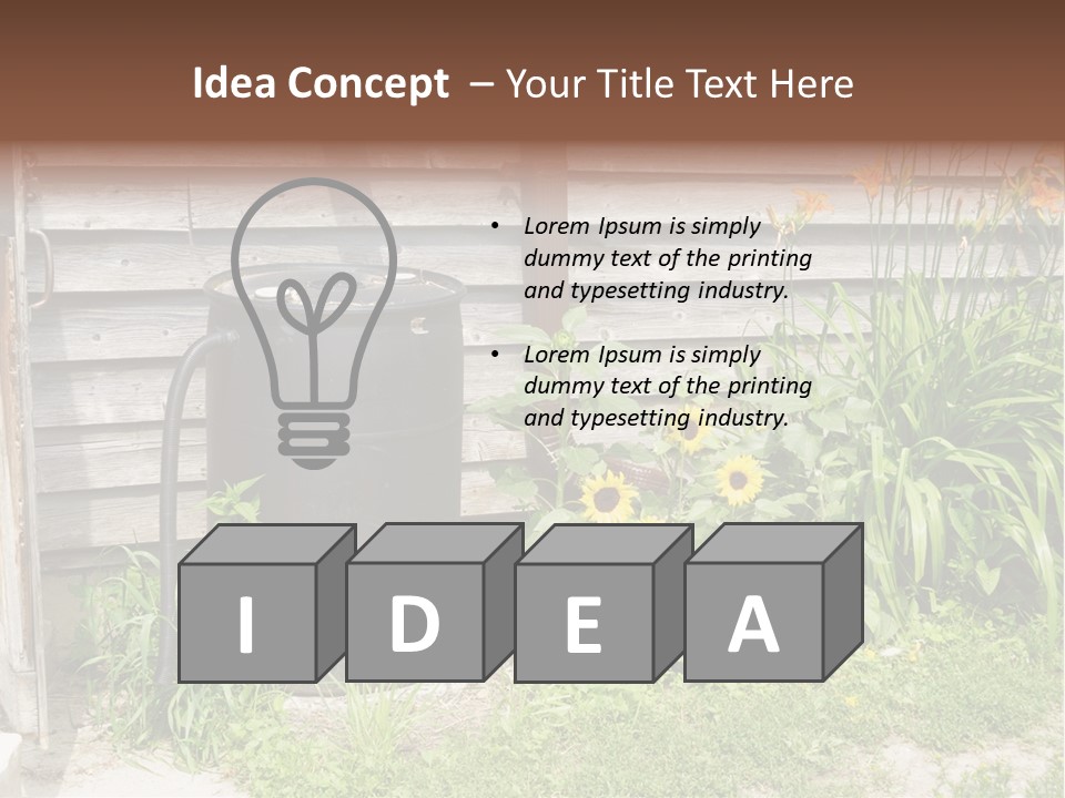 Old Sunset Retired PowerPoint Template