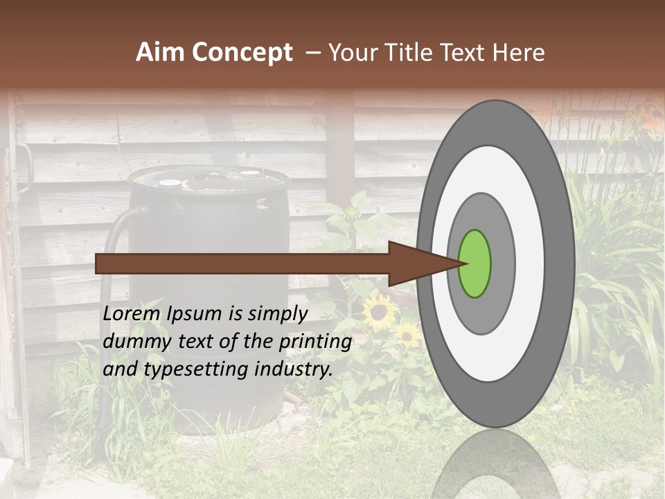 Old Sunset Retired PowerPoint Template