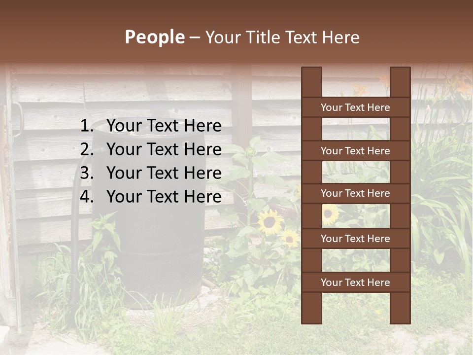 Old Sunset Retired PowerPoint Template