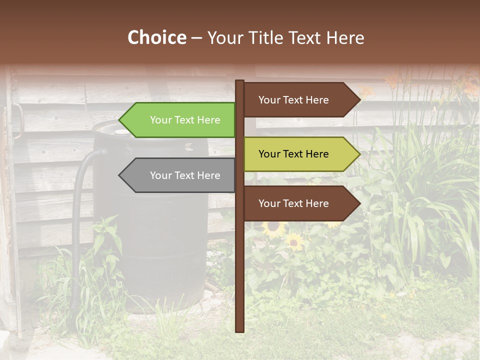 Old Sunset Retired PowerPoint Template