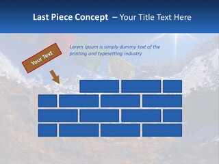 Woman Beach Older PowerPoint Template