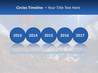 Woman Beach Older PowerPoint Template