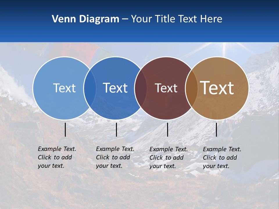 Woman Beach Older PowerPoint Template