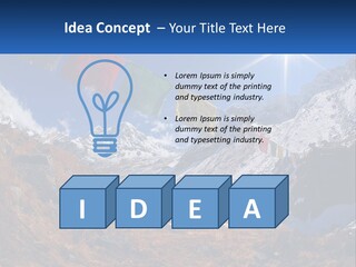 Woman Beach Older PowerPoint Template