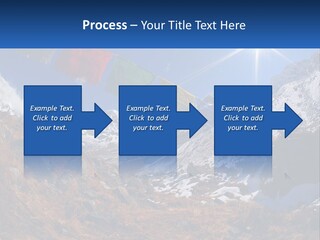 Woman Beach Older PowerPoint Template