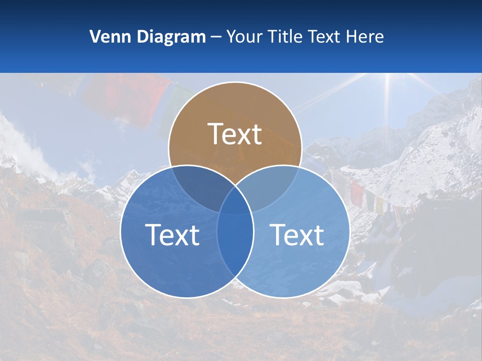 Woman Beach Older PowerPoint Template