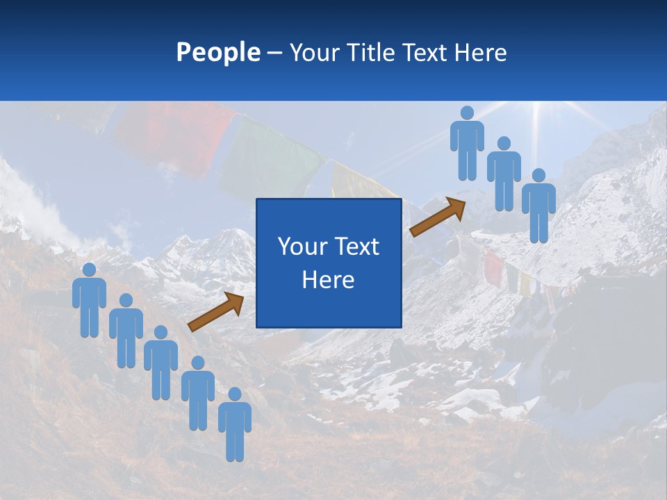 Woman Beach Older PowerPoint Template