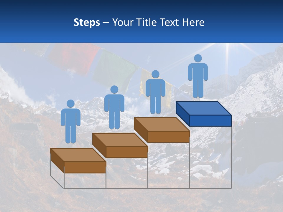 Woman Beach Older PowerPoint Template