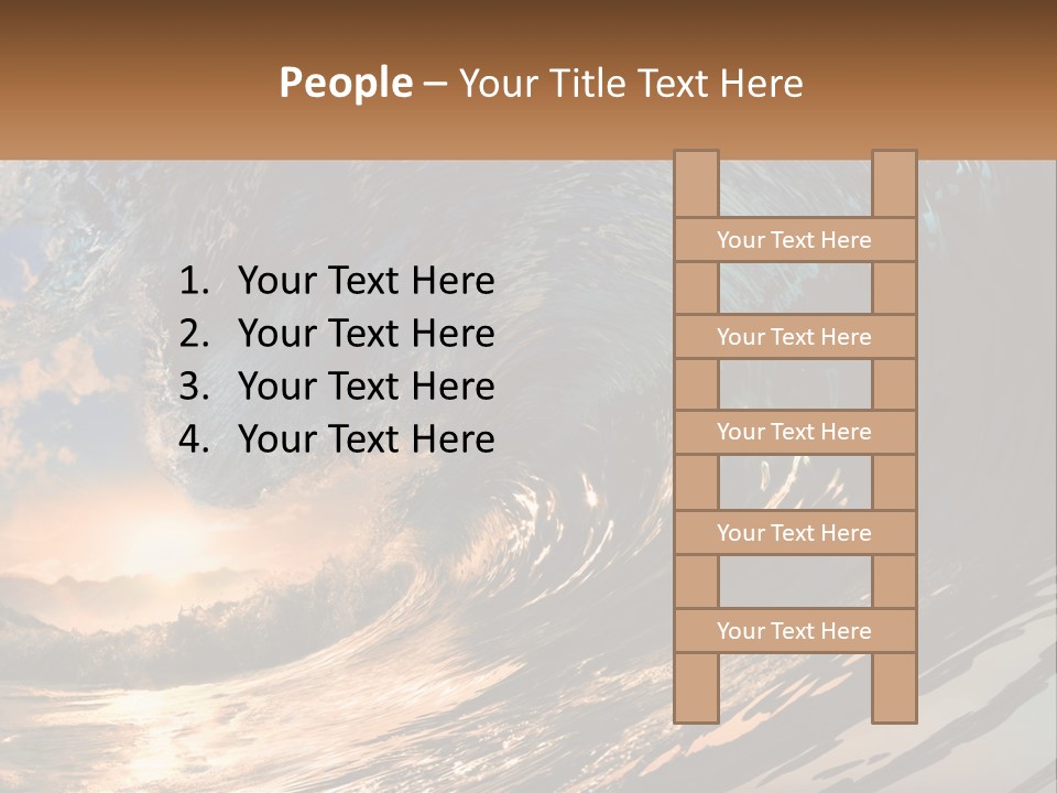 Woman Elderly Old PowerPoint Template