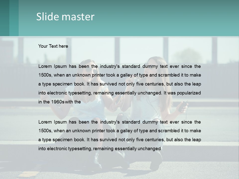 Retirement Retired Ocean PowerPoint Template