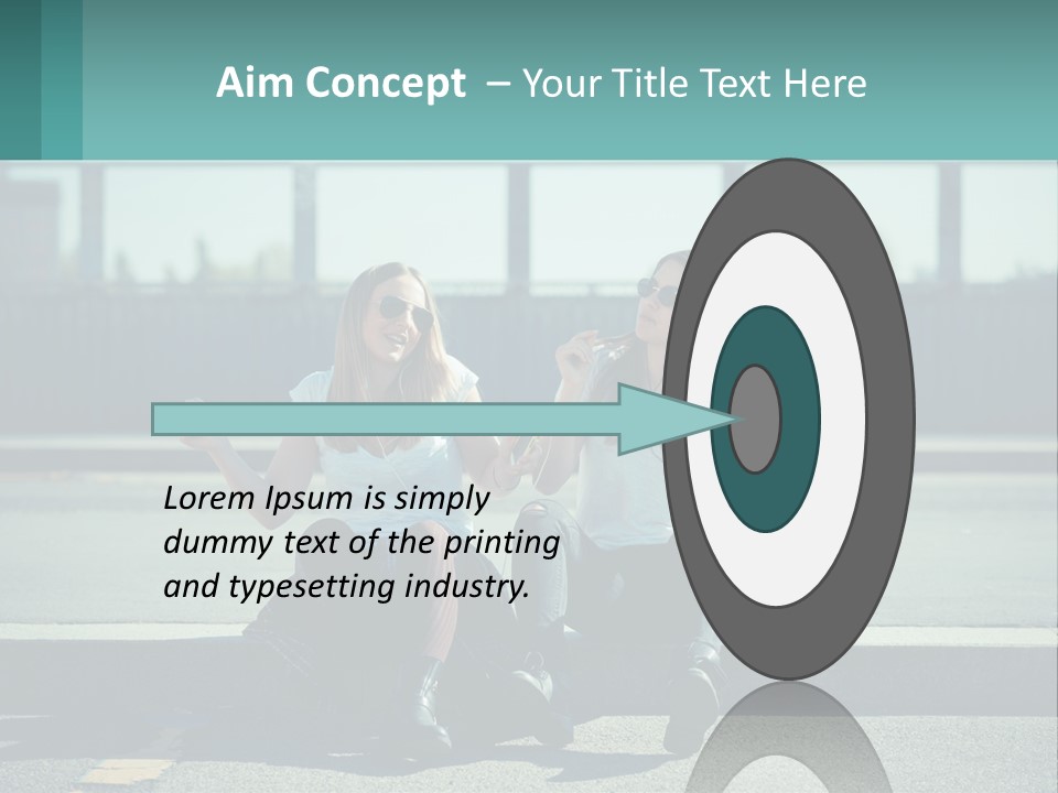 Retirement Retired Ocean PowerPoint Template