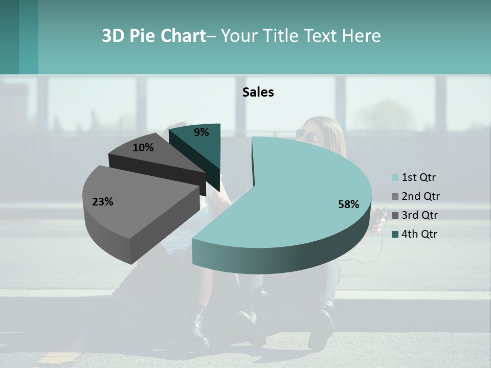 Retirement Retired Ocean PowerPoint Template