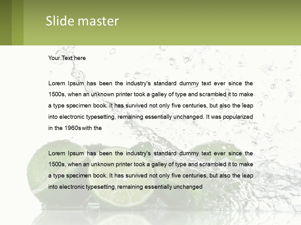 Calm Pensioner White PowerPoint Template