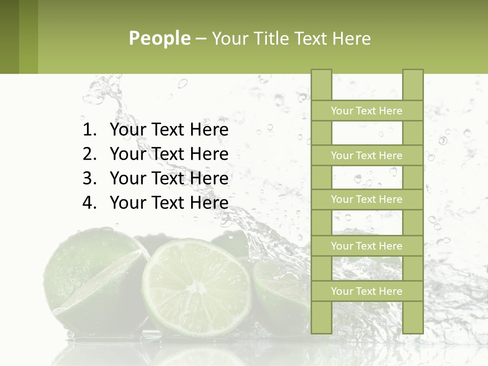 Calm Pensioner White PowerPoint Template